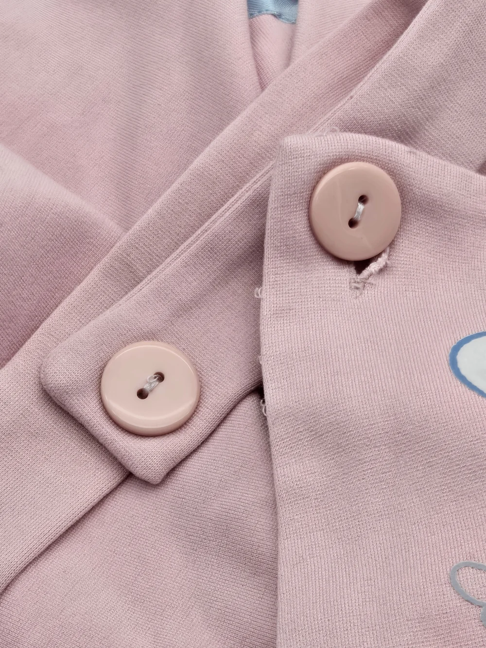Sanrio Cinnamoroll Pink Pinafore Skirt Dress Blue Trim Size Small Kawaii